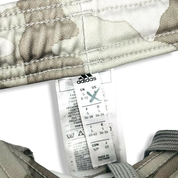 Adidas JoggerPants Camo Gray Small Women Athletic Workout Sweatpants Lounge - Picture 4 of 6
